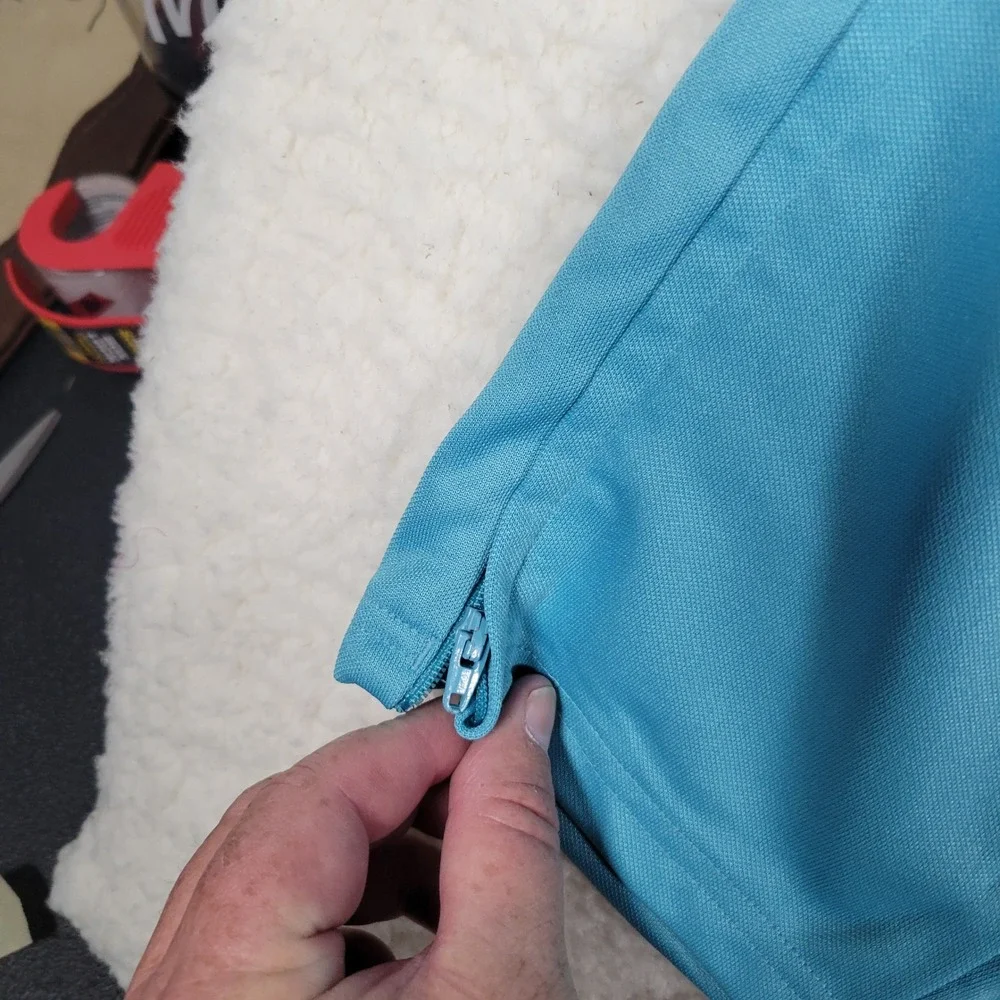 Adidas Tiro Track Pants Mens XL Light Blue White Stripes Zipper Cuffs Athletic